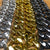 Three finishes of large Cuban link chains: silver, gold, and black/gunmetal, showcasing the variety and quality of Bighead Custom's craftsmanship.